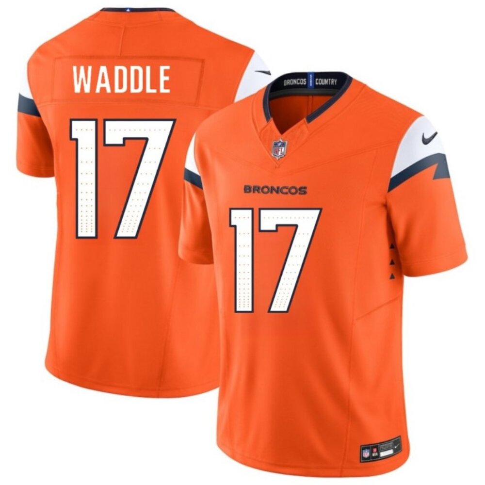 Can Select Mens Youths  Jaylen Waddle Orange Jersey Vapor Stitched